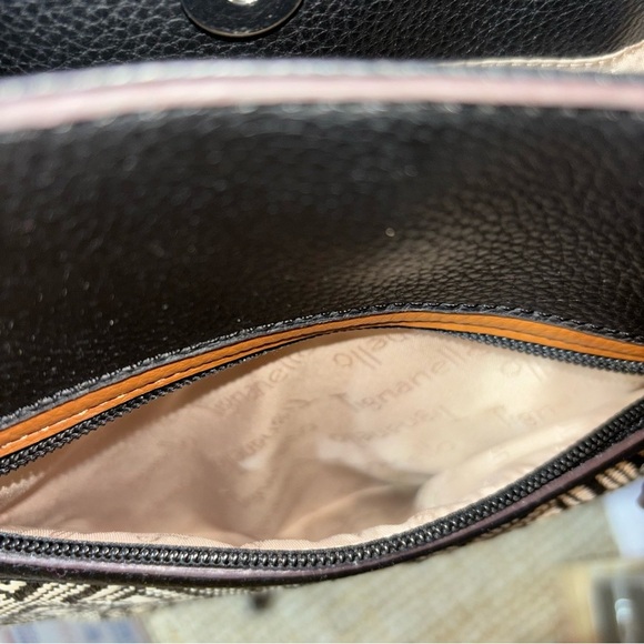 Tignanello Tote Bag Diamond Rattan & Faux Leather - Picture 3 of 15